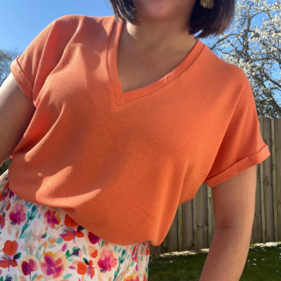 tshirt CAROLE (orange)