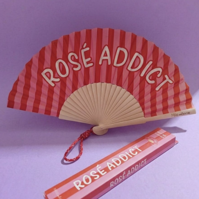 éventail MELODIE (rosé addict)