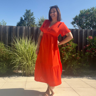 robe AMELIE (corail)