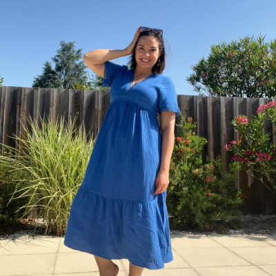 robe AMELIE (bleu)